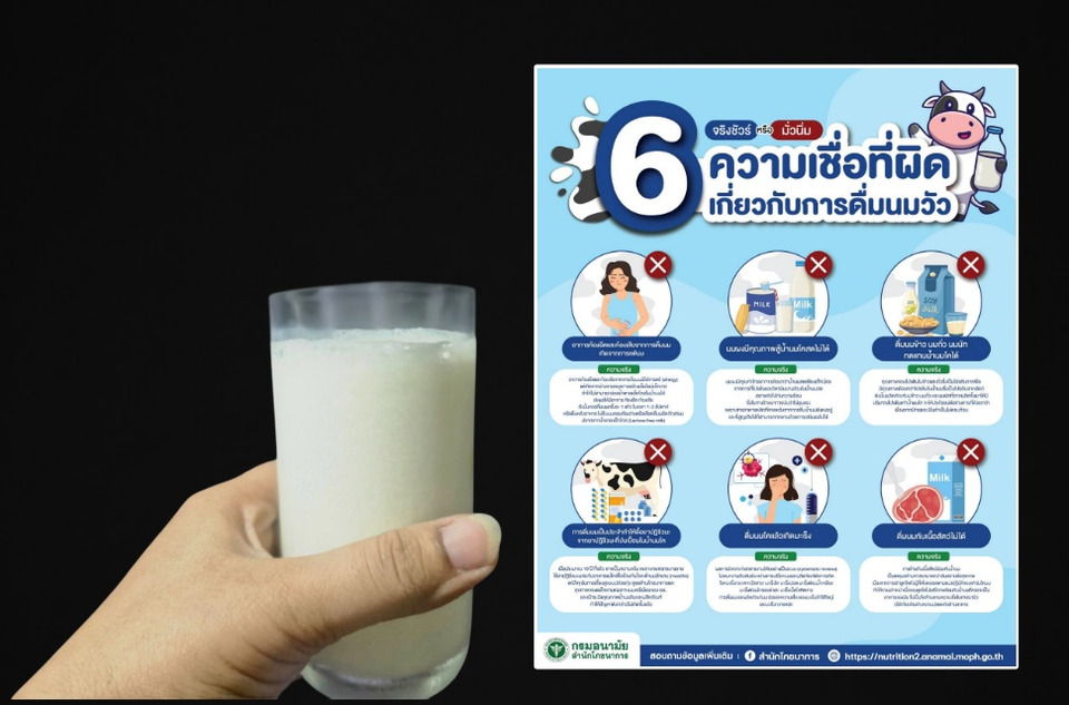 เบรกดราม่านมโคสดแท้! กรมอนามัยเคลียร์ชัด 6 ความเข้าใจผิด