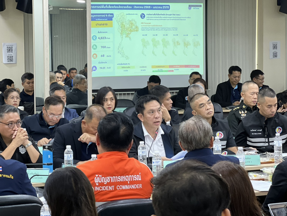 GISTDA นำเทคโนโลยีอวกาศและภูมิสารสนเทศ รับมืออุทกภัยและภัยแล้งในพื้นที่ภาคกลาง