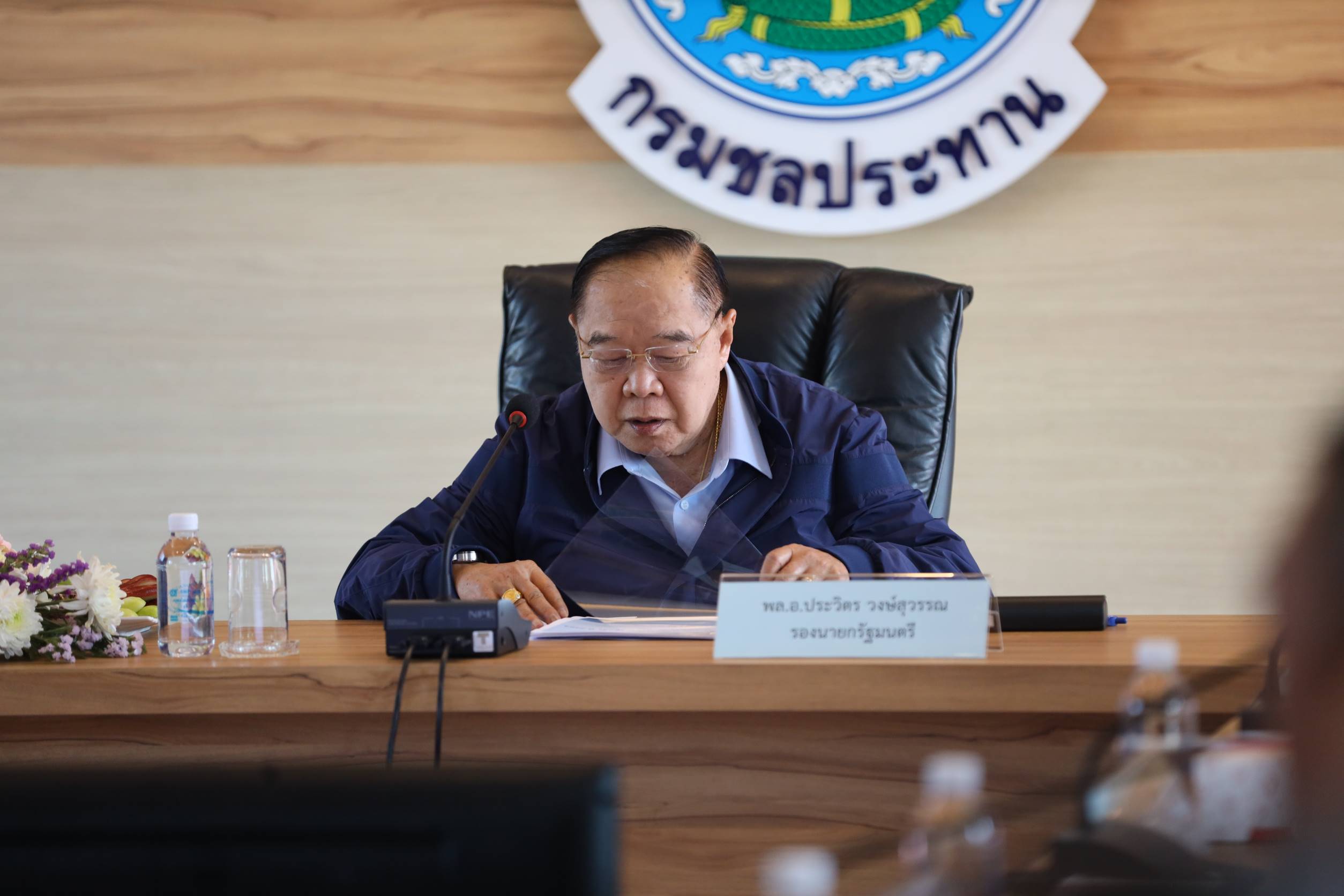 "ลุงป้อม" ขึ้นเหนือวางแผนน้ำแก้แล้งระยะยาวช่วยประชาชน