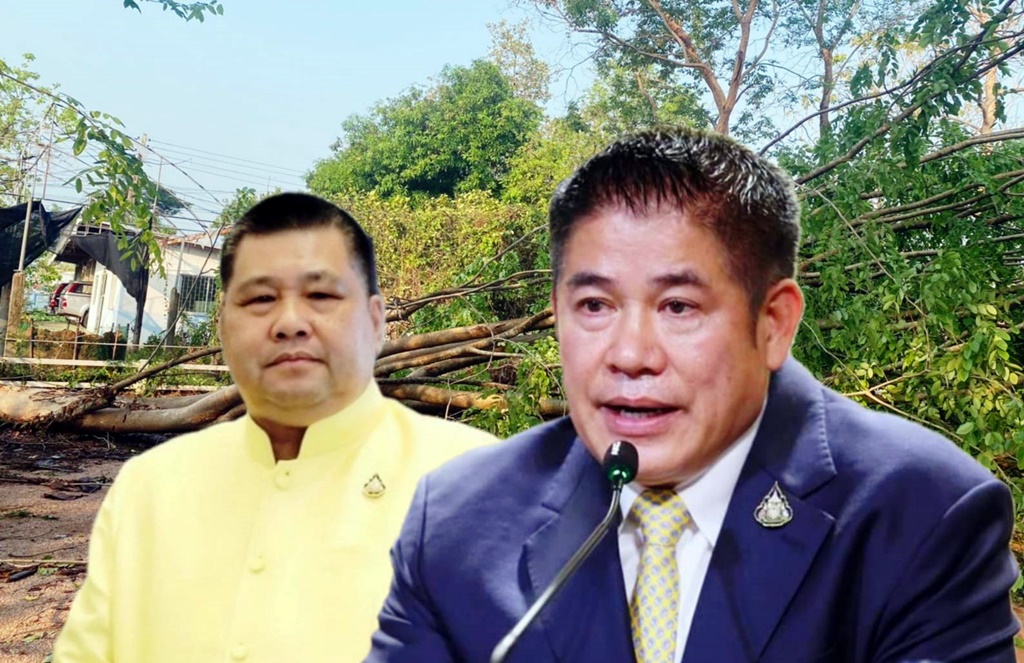 พายุฤดูร้อนถล่มลำปาง!! "รมว.ธรรมนัส" สั่งกรมข้าวเร่งเยียวยาพื้นที่เกษตรที่เสียหาย