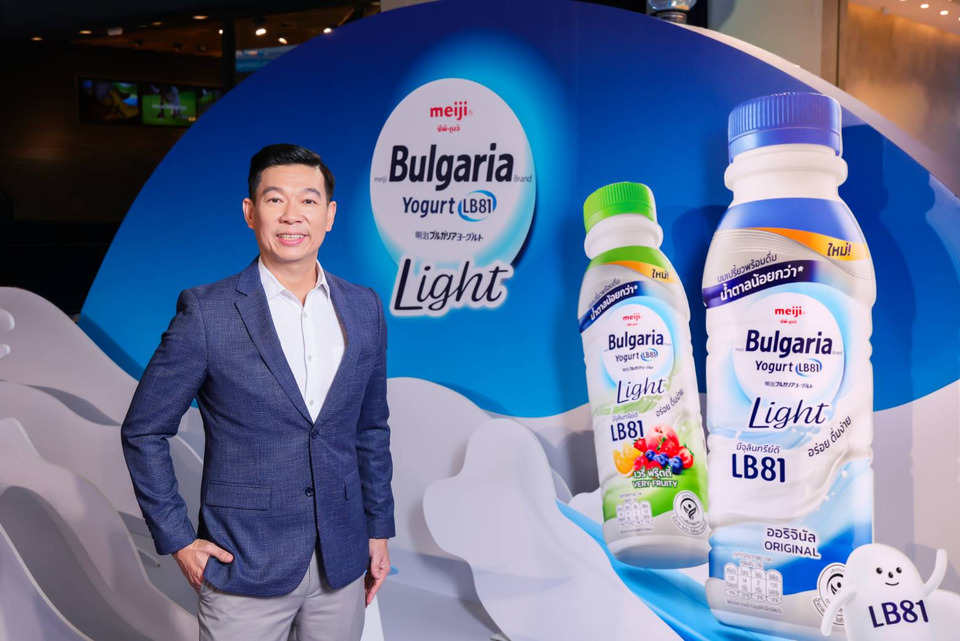 ซีพี–เมจิ รุกตลาดนมเปรี้ยว ส่งนวัตกรรม “เมจิ บัลแกเรีย ไลท์” นมเปรี้ยวเนื้อไลท์ พร้อมพรีเซ็นเตอร์ใหม่ เสริมกลยุทธ์เข้าถึงผู้บริโภค