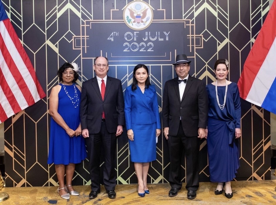 "นฤมล" ร่วมงานสถานทูตสหรัฐฯ ในโอกาสครบรอบ 246 ปีประกาศอิสรภาพ