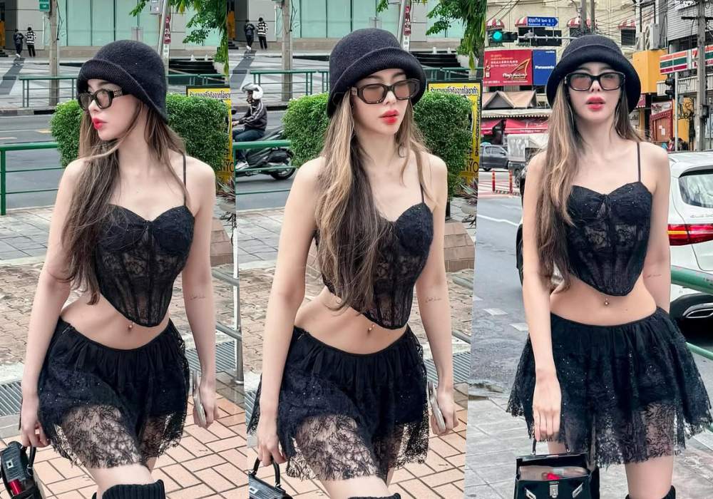สมกับสายแฟตัวแม่! “ไอซ์ ปรีชญา”ฟาดลุคดำคอร์เซตซีทรู อวดหน้าท้อง สุดเซ็กซี่