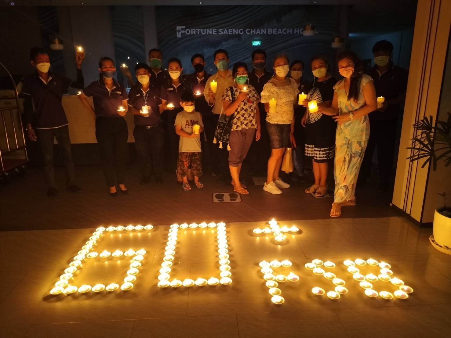 โรงแรมดังเมืองระยอง ร่วมปิดไฟลดโลกร้อน 