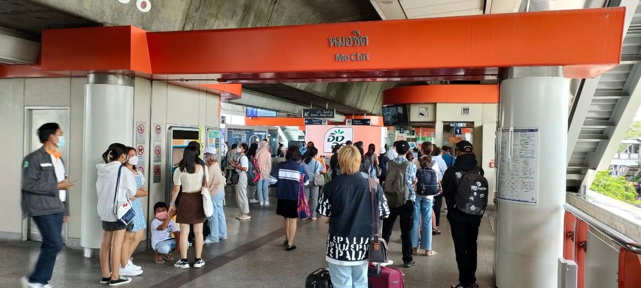 กรมรางฯ เผยปชช.ใช้ระบบรางเดินทางวันหยุดสะสม 2 วัน 1.58 ล้านคน