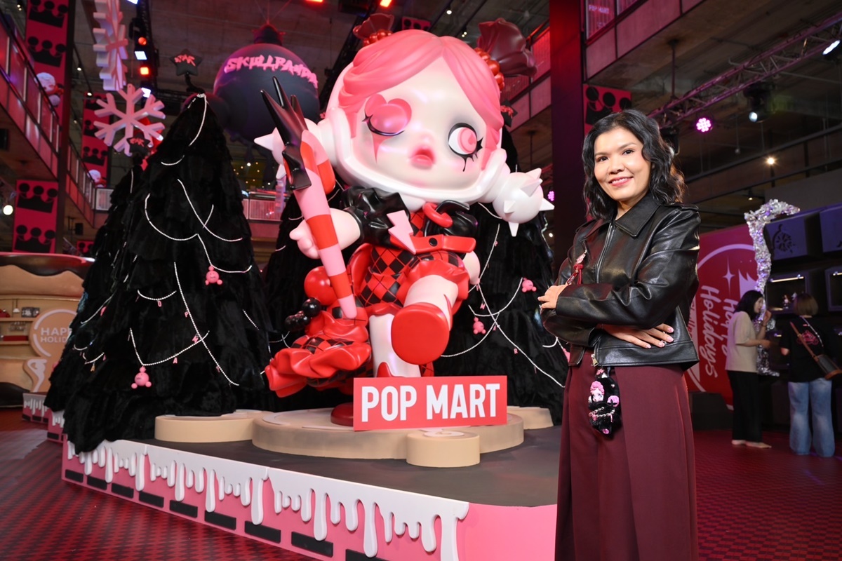 POP MART THAILAND ดัน SKULLPANDA เปิดตัวอาร์ตทอยสุดเอ็กซ์คลูซีฟตัวที่ 2 ของโลกรับคริสต์มาสที่ EMSPHERE