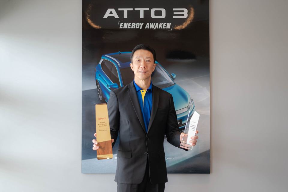 SUSCO ปลื้ม! “โชว์รูม BYD SUSCO BEYOND” คว้า KUNLUN AWARD 2 ปีซ้อน 