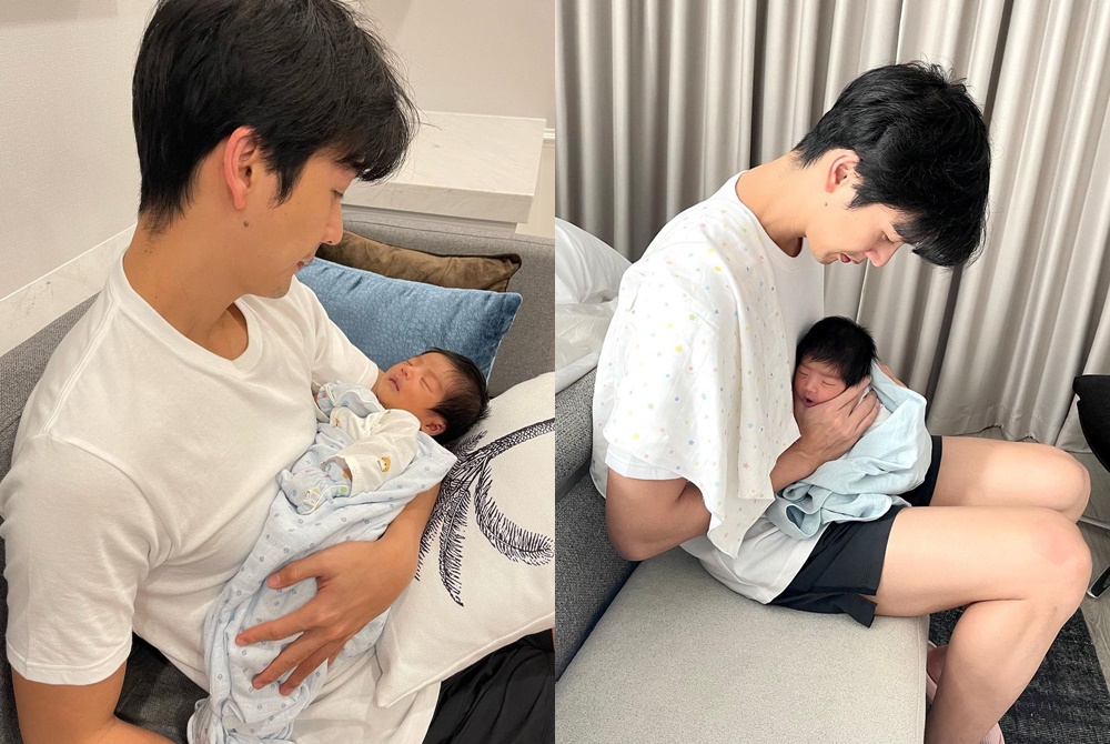 "จุ๋ย วรัทยา" เปิดภาพโมเมนต์อบอุ่น "พุฒ พุฒิชัย" เลี้ยงลูก 