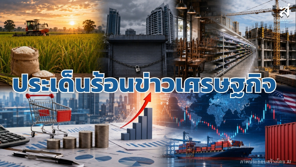 ประเด็นร้อนข่าวเศรษฐกิจสัปดาห์หน้า (วันที่ 3-7 สิงหาคม 2569)