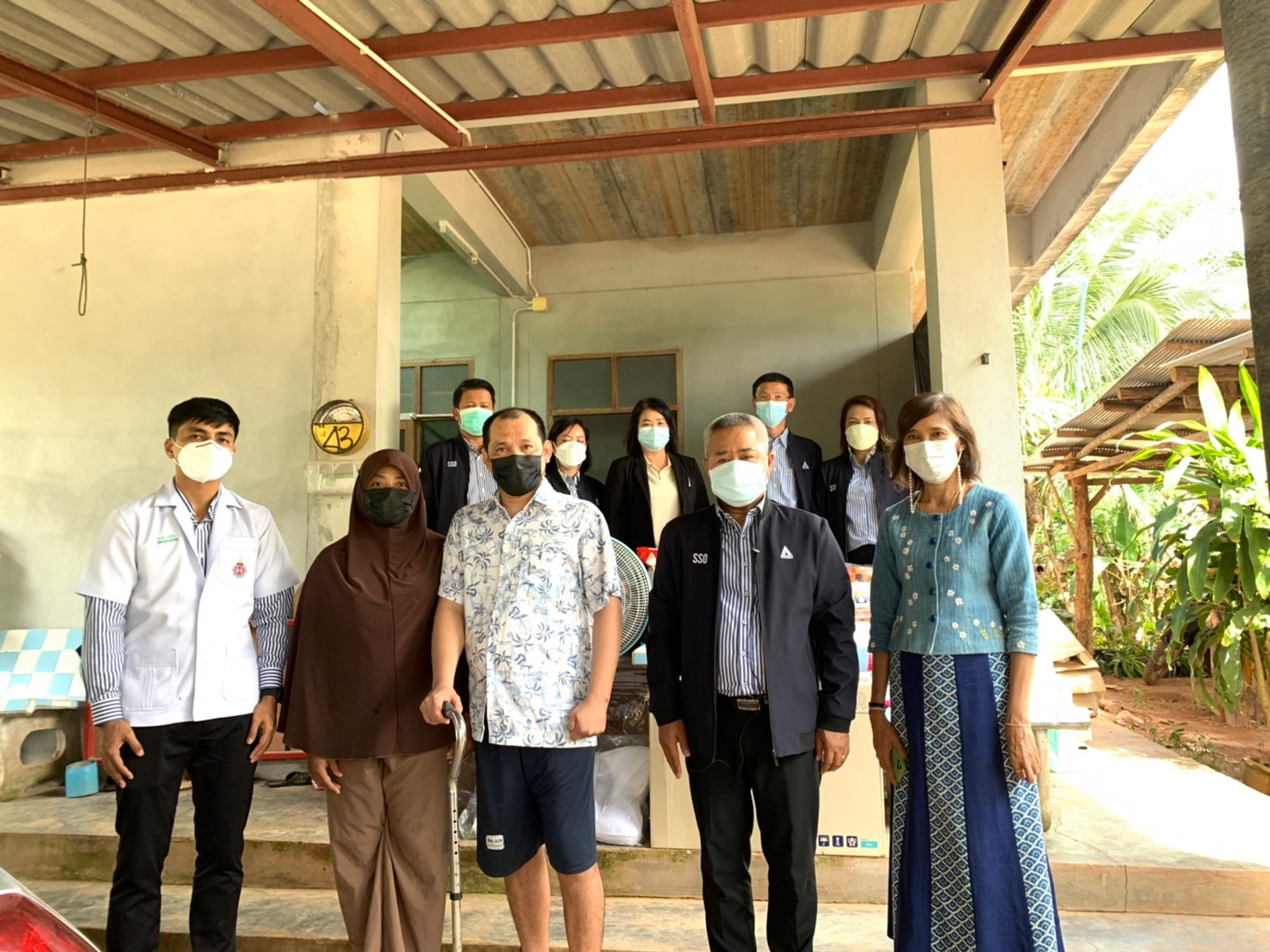 สปส.มุ่งสร้างกำลังใจ ผู้ประกันตนทุพพลภาพ จังหวัดสงขลา