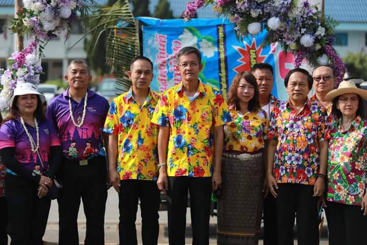 รองผู้ว่าฯตากเปิดขบวนแห่งานประเพณีสงกรานต์ ประจำปี 2567 เทศบาลนครแม่สอด