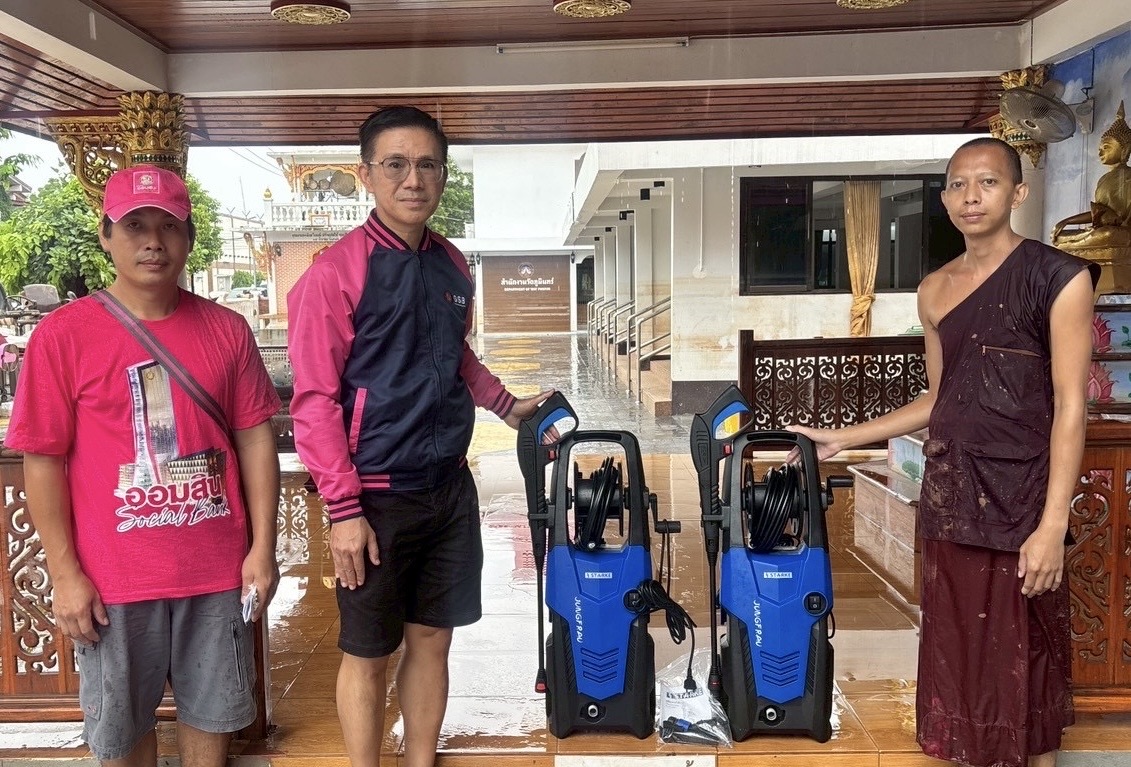 ออมสิน ช่วยไม่พัก! ส่งทีมจิตอาสาฟื้นฟูน้ำท่วมวัด - รพ. ใน จ.น่าน