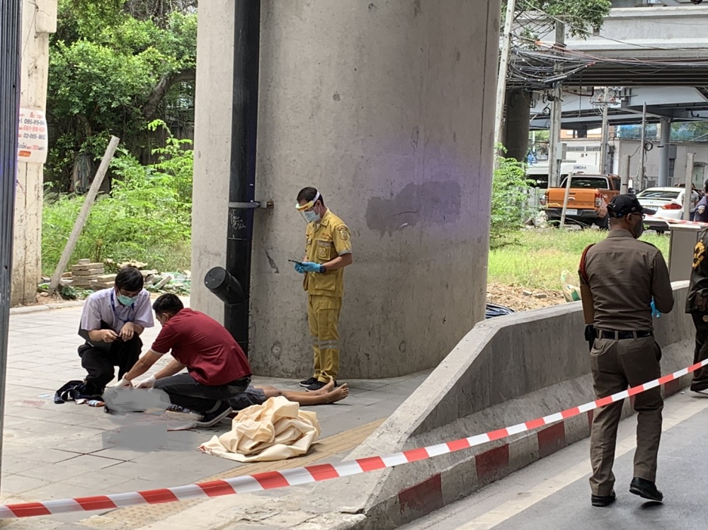 สาวใหญ่เครียดป่วยโรคซึมเศร้ากระโดดสถานีรถไฟฟ้าMRTท่าพระดับ