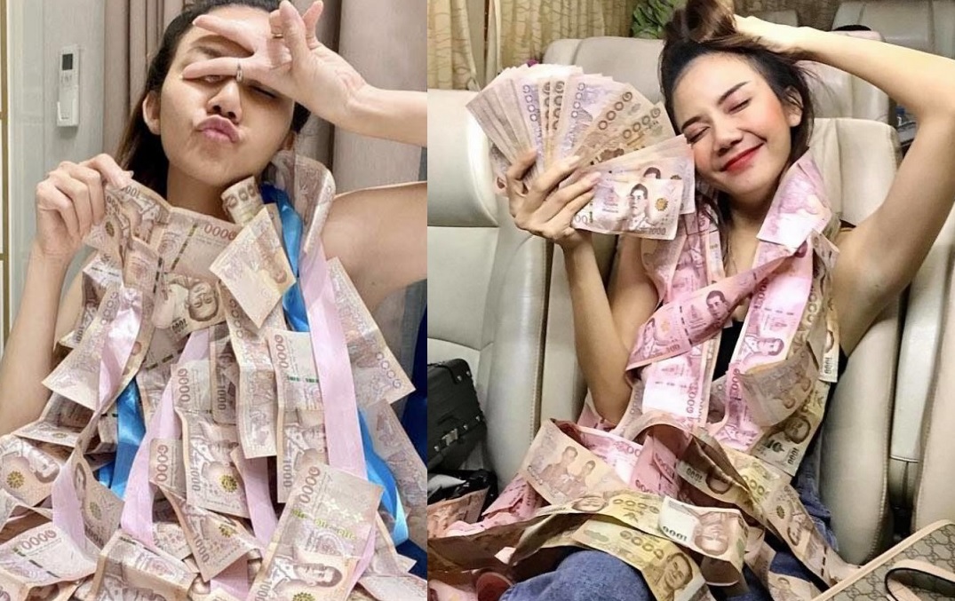 สาวจ๊ะ อาร์สยามฮอตไฟลุกรับพวงมาลัยเงินแบบจุกๆ 2 วันรวมหลายแสน