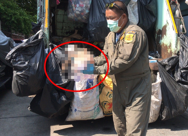 สลด! พบศพเด็กทารกถูกทิ้งถังขยะย่านนนทบุรี
