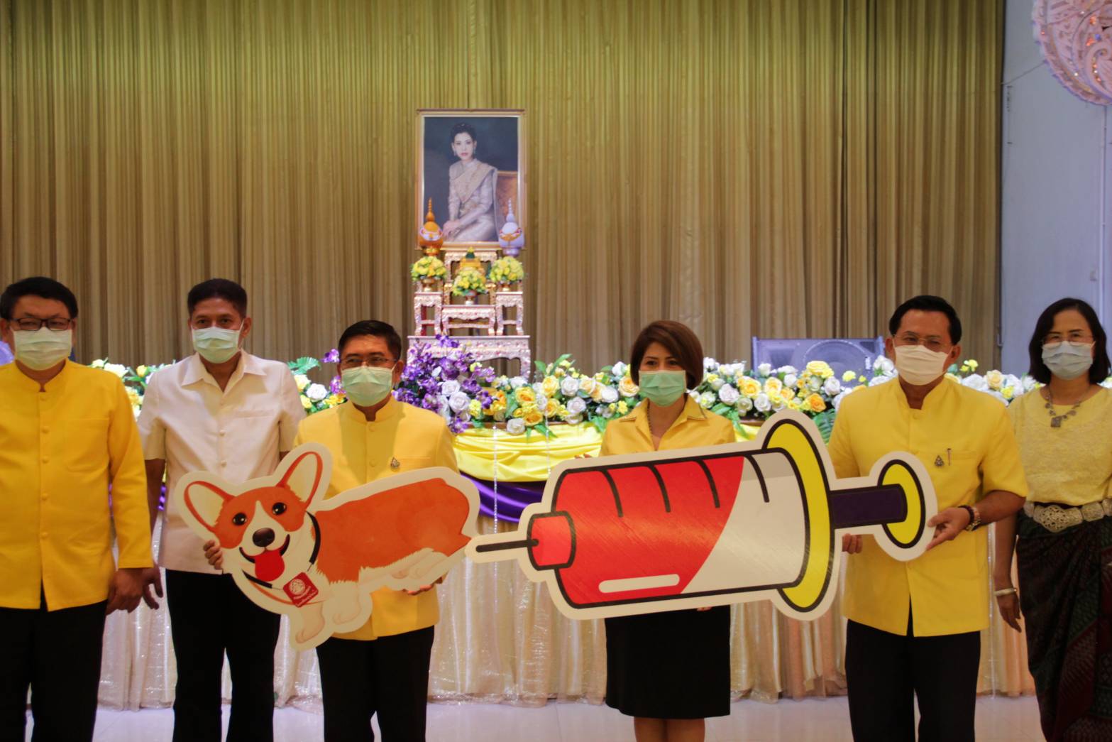 เทศบาลเมืองเขาสามยอด จัดโครงการปศุสัตว์ร่วมใจ กำจัดภัยโรคพิษสุนัขบ้าเฉลิมพระเกียรติฯ 