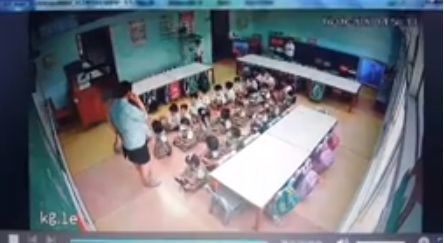  ชาวเน็ตแห่แชร์คลิปครูทำร้ายเด็กอนุบาล 3 ขวบ