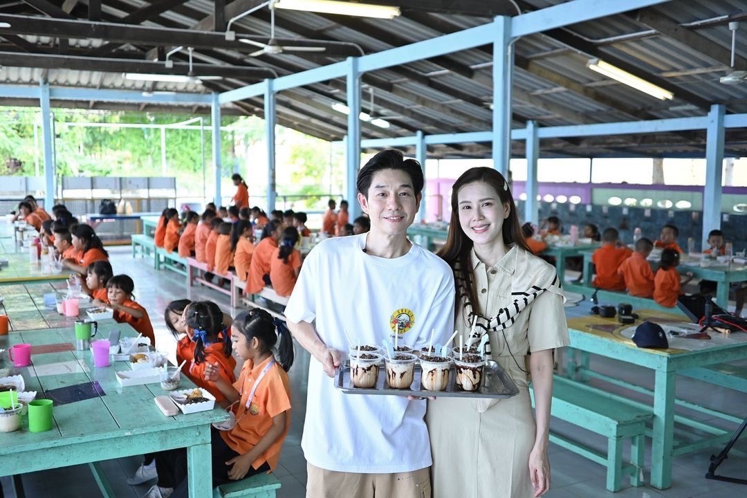 ความสุขอยู่ตรงนี้ !! รถกับข้าวบอยเจี๊ยบ บุกโรงเรียนครั้งแรก มุ่งมั่นทำเรื่องราวดีๆแบบนี้ต่อไป
