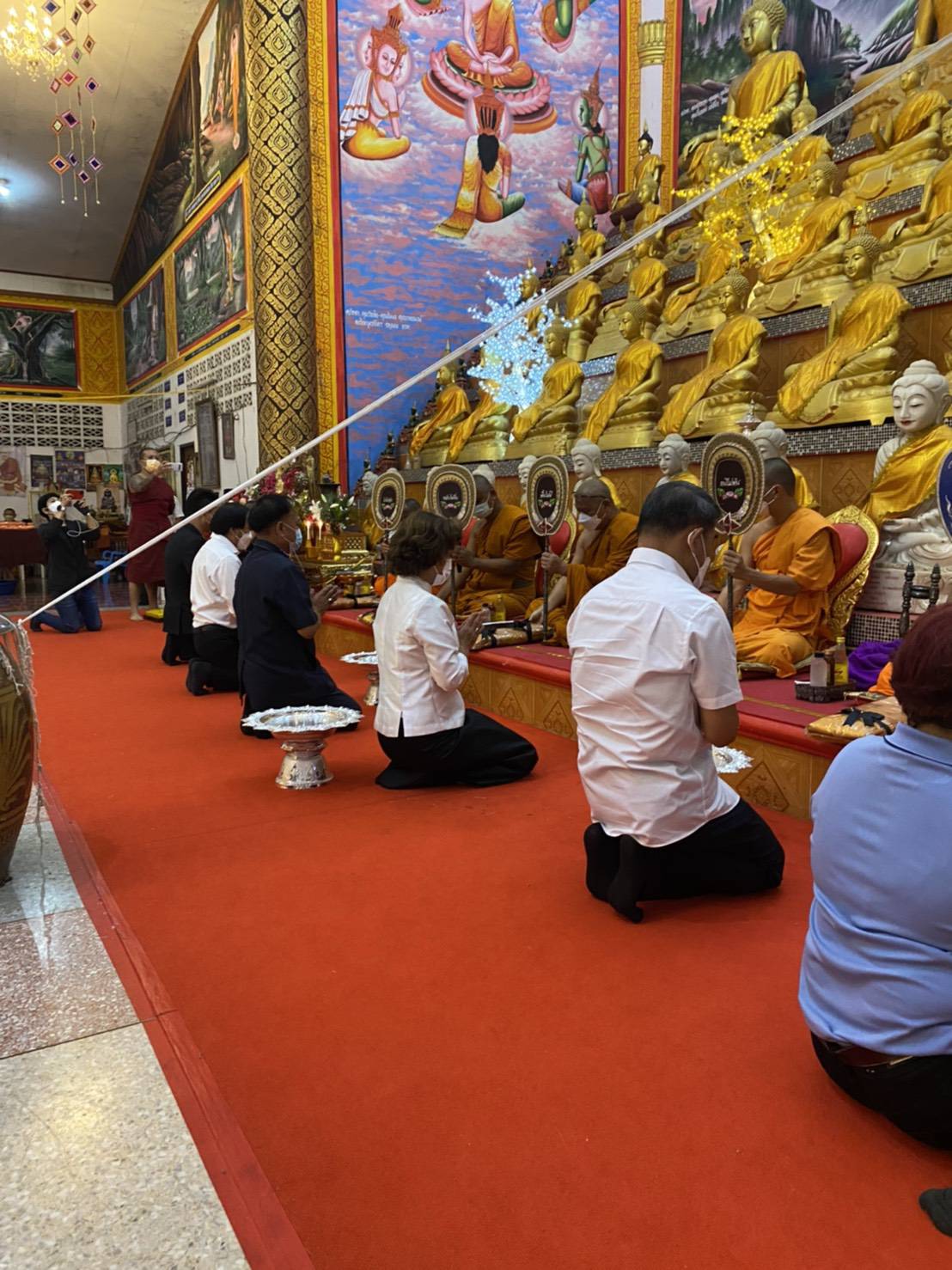ร่วมเป็นเจ้าภาพสวดพระอภิธรรมสรีระร่างพระราชวีรกร(หลวงพ่อใหญ่) ครบ 2 ปี การมรณภาพ
