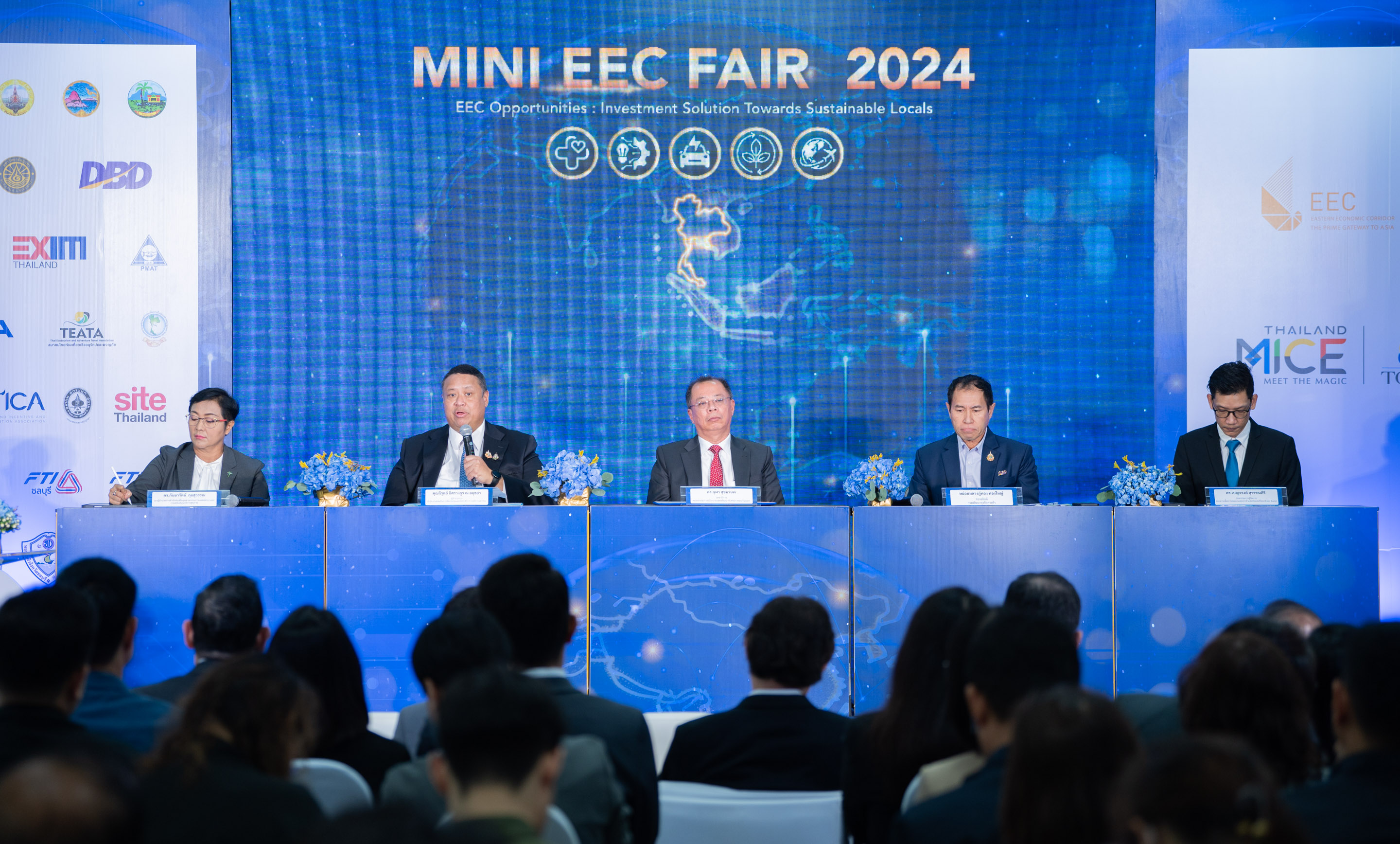 ทีเส็บผนึกกำลัง'อีอีซี'จัดงาน Mini EEC Fair 2024 ดันอุตสาหกรรม S-CURVE เพิ่มเม็ดเงินการลงทุนในพื้นที่ EEC