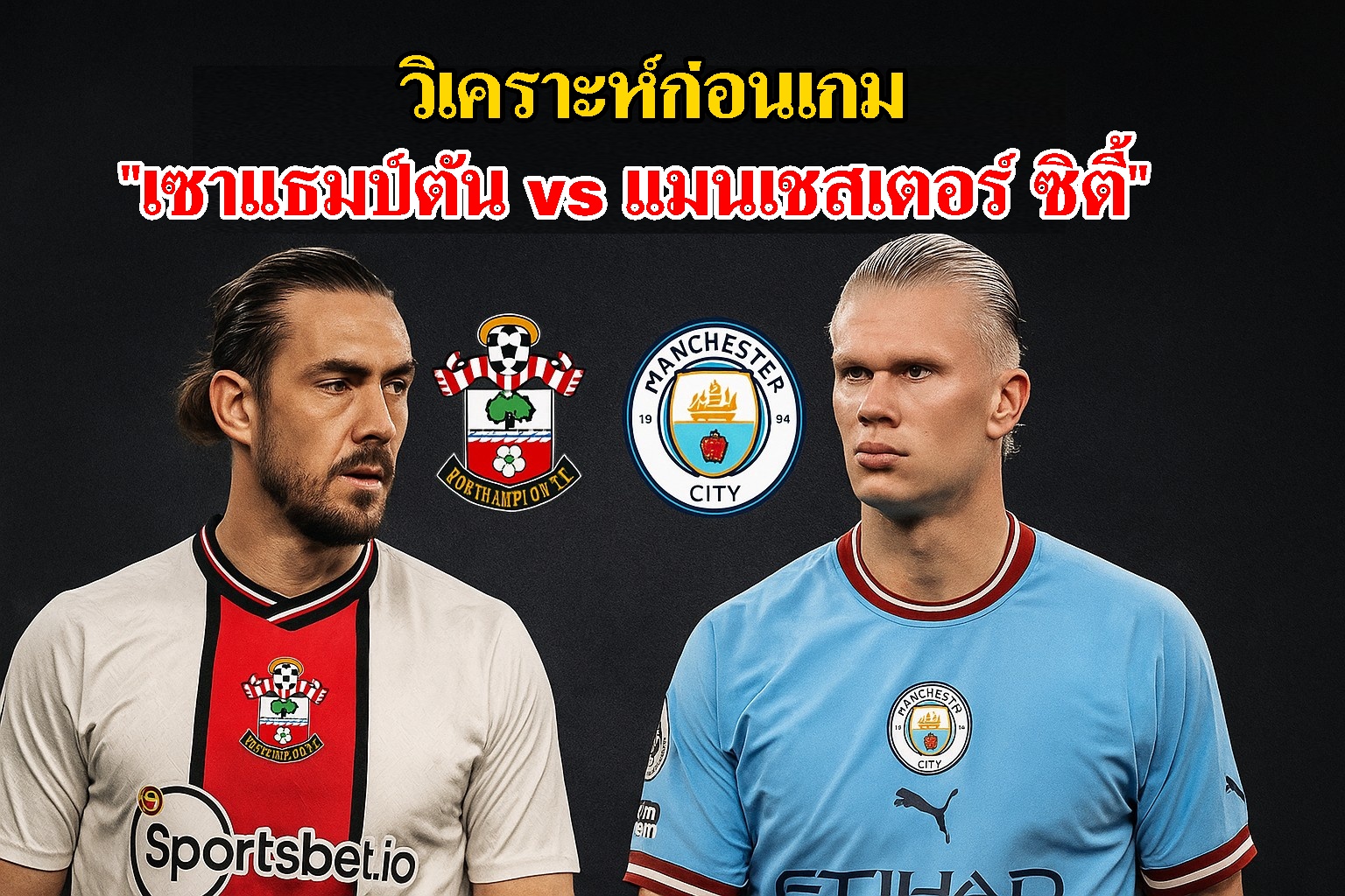 วิเคราะห์ก่อนเกม "เซาแธมป์ตัน vs แมนเชสเตอร์ ซิตี้"