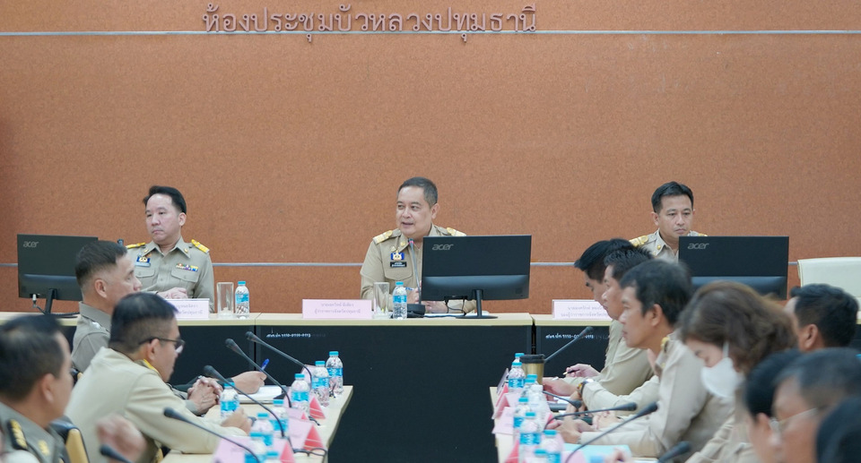 ผู้ว่าฯ ปทุมธานี คนใหม่ เข้ารับตำแหน่งวันแรก มอบนโยบาย 9 ด้าน พัฒนาเมือง-คุณภาพชีวิต 