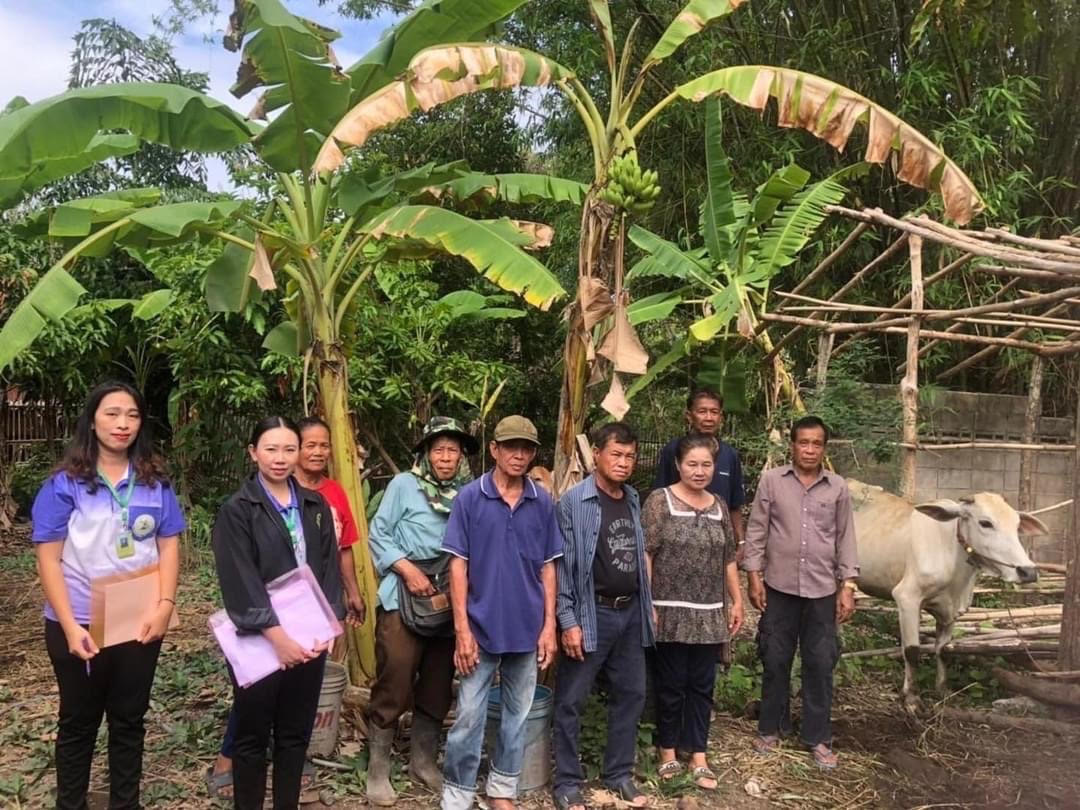 กฟก.เชียงราย ลงพื้นที่ติดตามและประเมินผล โครงการฟื้นฟูและพัฒนาเกษตรกร