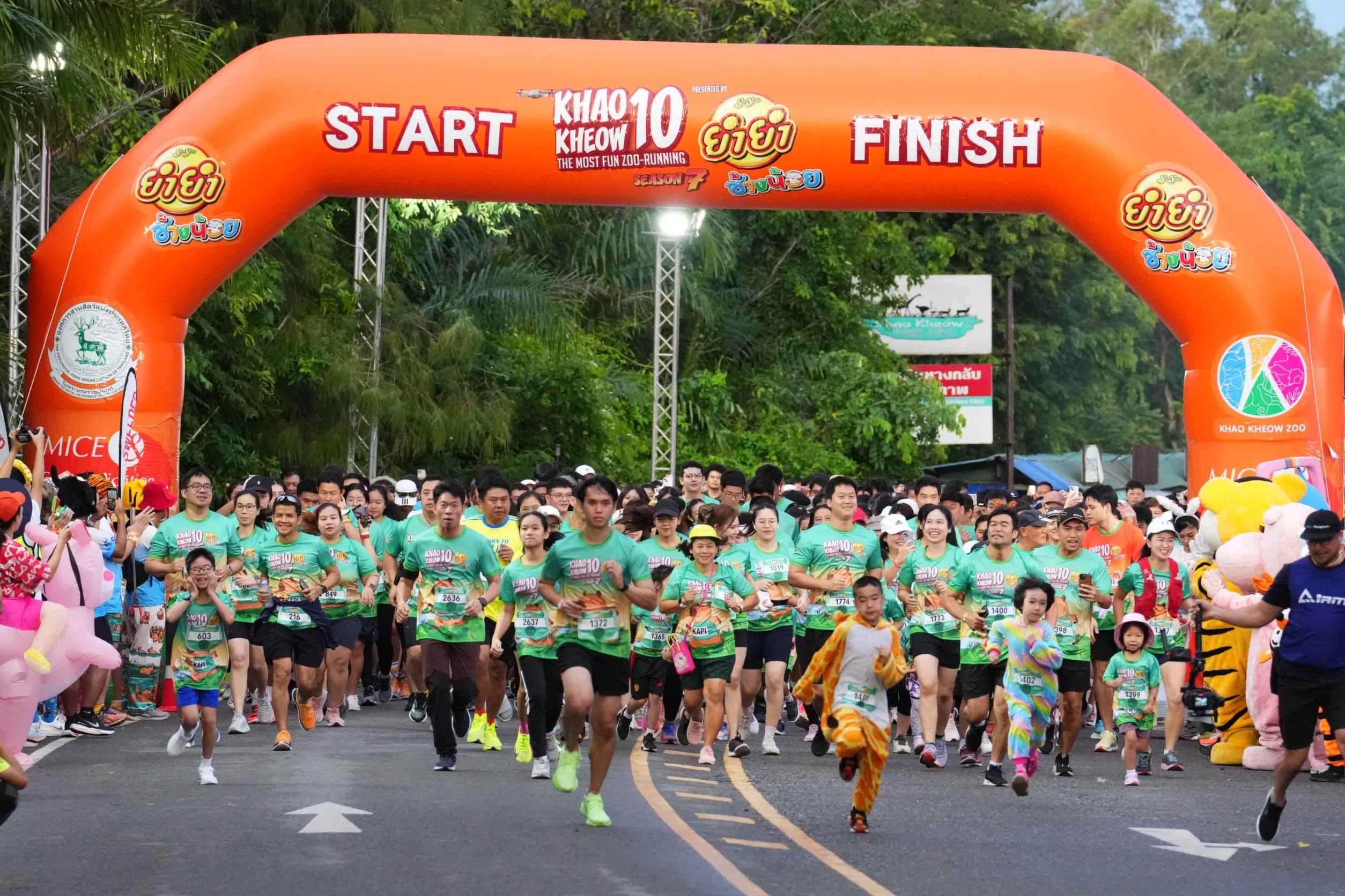 “เขาเขียว10 ซีซั่น7 พรีเซนเต็ด บาย ยำยำ ช้างน้อย” สุดยอดงานวิ่งฟันรันที่สนุกที่สุด ในสวนสัตว์เปิดอันดับ 1 ของเอเชีย