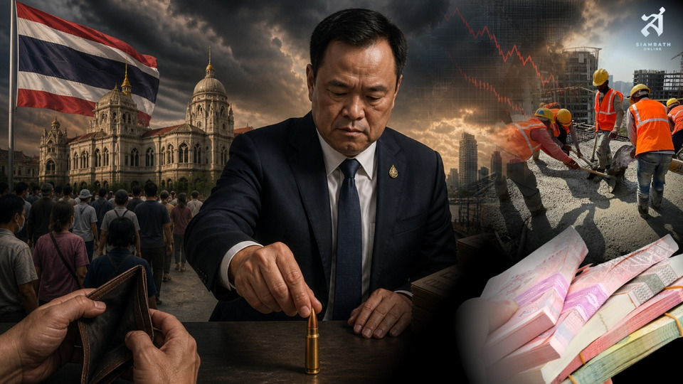 กู้ 4 แสนล้าน" กระสุนนัดสุดท้าย: เดิมพันอันตรายเศรษฐกิจไทย 