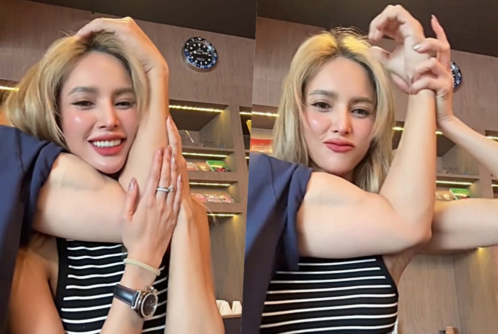 "อุ้ม ลักขณา" เปิดโหมดคลั่งรักโชว์กล้ามแน่นแฟนบอกไม่เล็กนะ