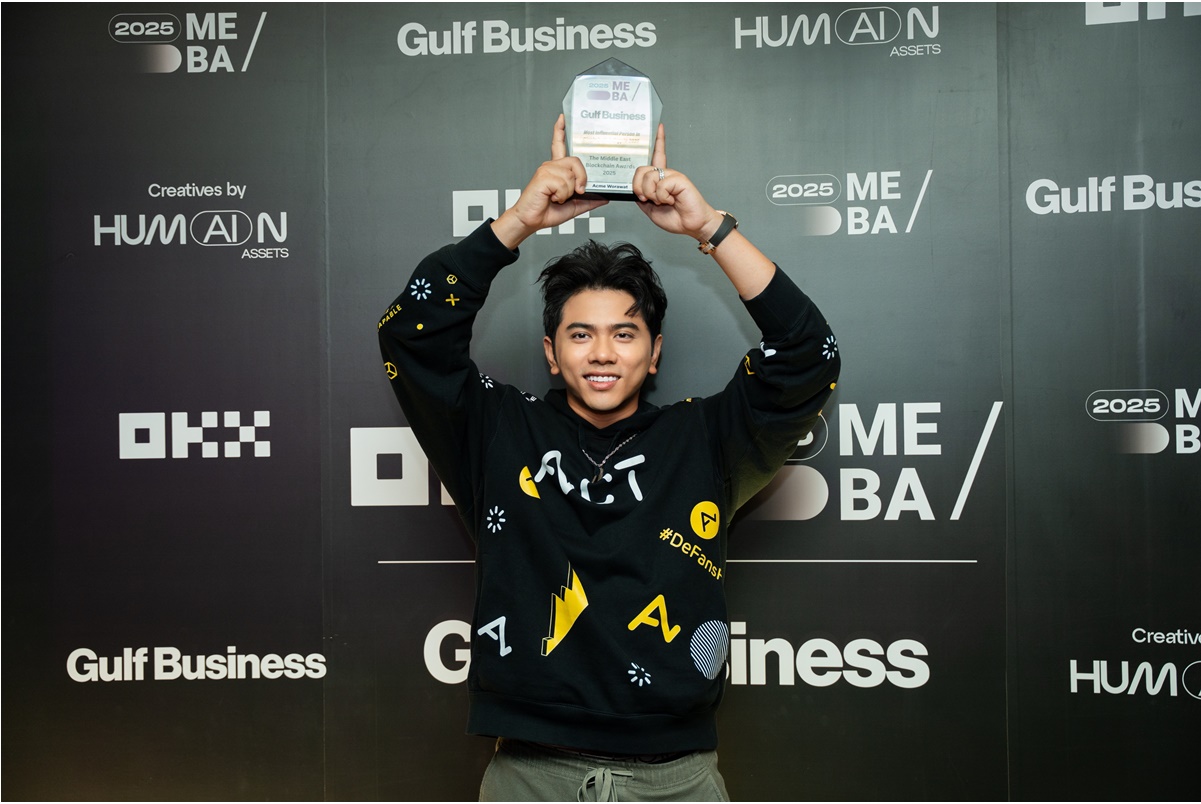 ‘แอ็คมี่ วรวัฒน์’ คว้ารางวัล  “บุคคลผู้ทรงอิทธิพลสูงสุดแห่งวงการบล็อกเชนและคริปโต ประจำปี 2025” จากเวทีระดับโลก “MEBA 2025”