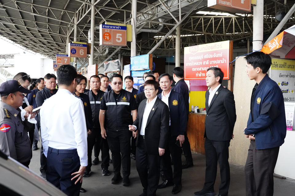 “มัลลิกา” ลงพื้นที่สถานีขนส่งฯสายใต้ใหม่ กำชับ บขส. เตรียมพร้อมรถโดยสาร-พขร.ดูแลปชช.เดินทางช่วงปีใหม่69