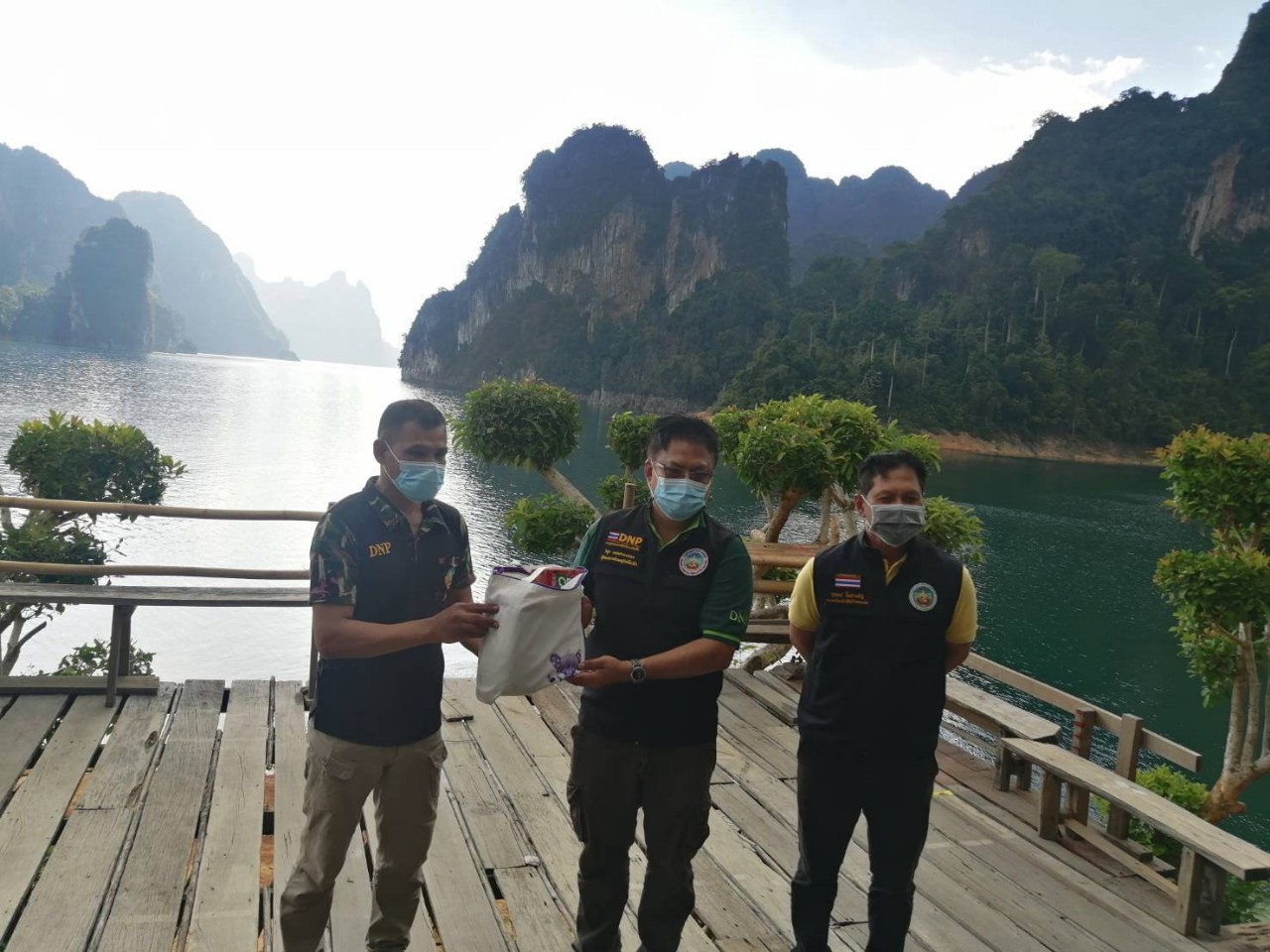 ผอ.ส่วนอนุรักษ์สัตว์ป่า ตรวจเยี่ยมหน่วยพิทักษ์ป่า(ชั่วคราว)ห้วยถ้ำจันทร์-หน่วยพิทักษ์ป่าเขาพัง