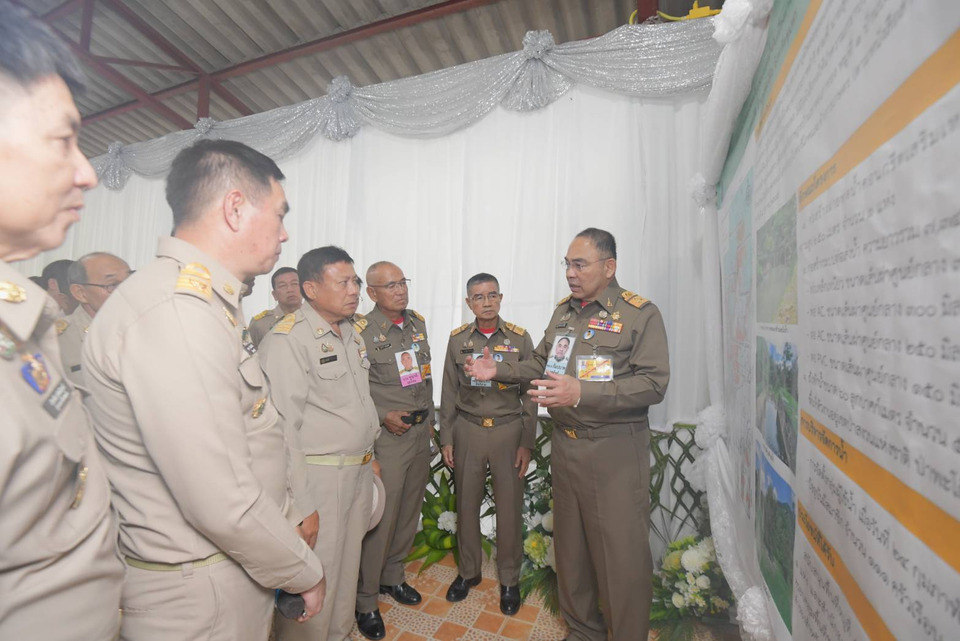 "องคมนตรี" ลงพื้นที่จังหวัดชุมพร เร่งขับเคลื่อนโครงการพัฒนาแหล่งน้ำตามแนวพระราชดำริ