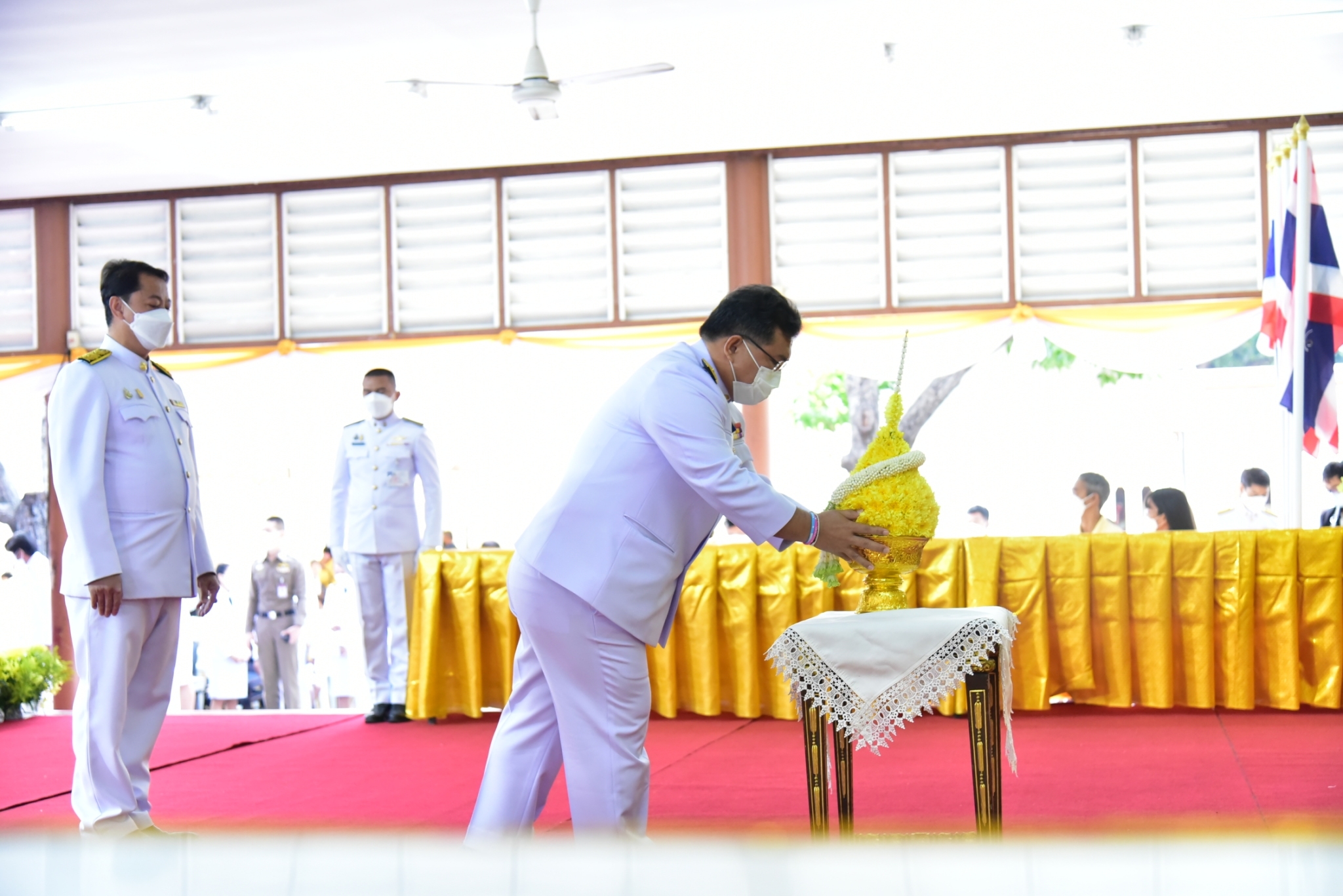 นครปฐม จัดพิธีถวายพานพุ่มถวายบังคมพระบาทสมเด็จพระบรมชนกาธิเบศร มหาภูมิพลอดุลยเดชมหาราช
