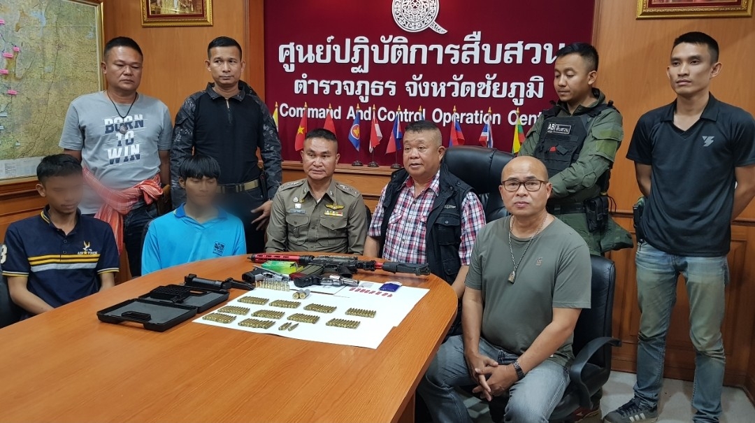 ชัยภูมิปฏิบัติการบุกปิดล้อมกวาดล้าง2โจ๋ยึดยาบ้า-อาวุธปืนสงครามเครื่องกระสุนนับร้อย