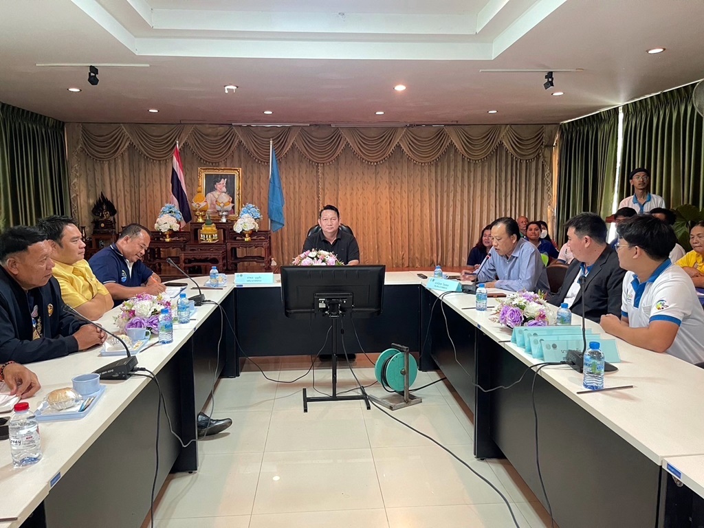 คบ.บางพลวง ประชุมหารือเปิดรับน้ำเข้าทุ่งบางพลวง เตรียมแปลงเพาะปลูกช่วงฤดูแล้ง ปี 67/68