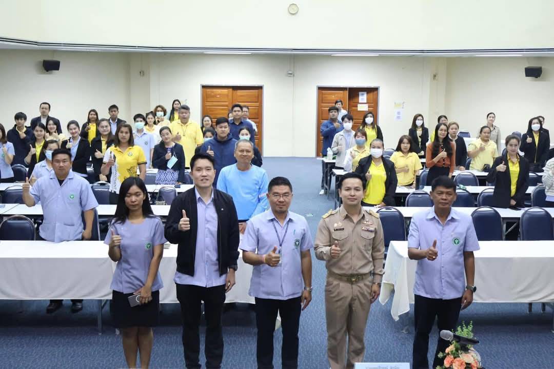 นพ.สสจ.กาญจนบุรีเป็น ปธ.เปิดอบรมพัฒนาศักยภาพเจ้าหน้าที่ในการดำเนินงานภายใต้กฎหมายการสาธารณสุข