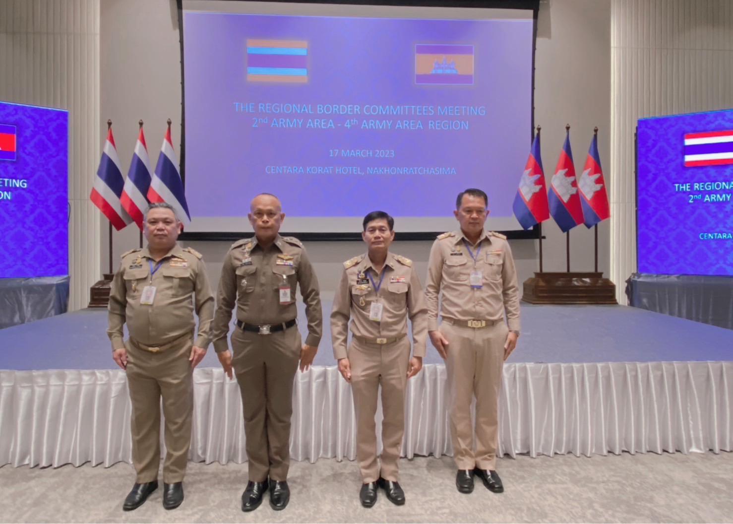 ผู้ว่าฯ ศรีสะเกษประชุม RBCร่วมกองทัพภาคที่2   และภูมิภาคทหารที่ 4        