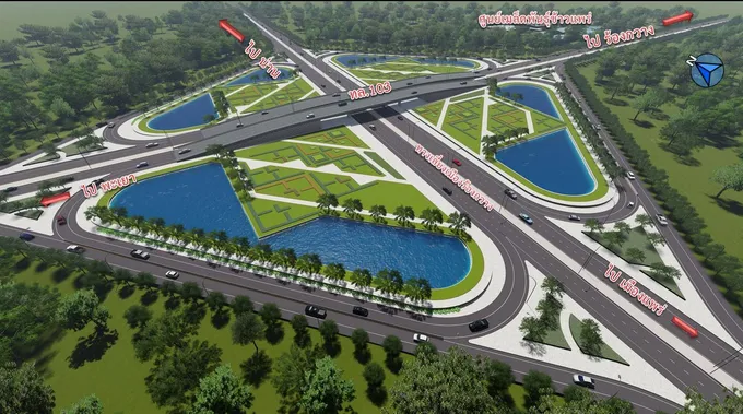 ทล.เปิดแบบทางหลวงแนวใหม่เลี่ยงเมืองร้องกวาง หนุนศก.-ท่องเที่ยวเพื่อนบ้าน