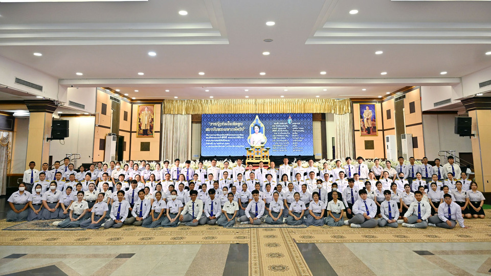 ม.ราชภัฎบุรีรัมย์ จัดพิธีถวายความอาลัย ‘สมเด็จพระพันปีหลวง’ 