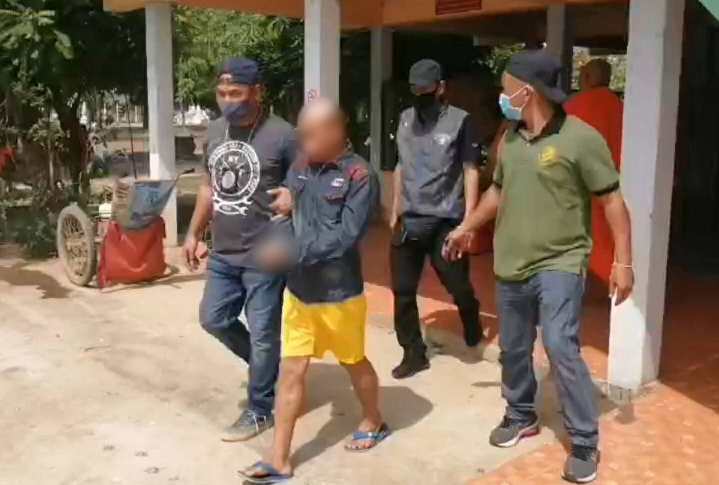 ป.จับโจรปล้นทอง"คนแก่"รอใส่บาตร หนีคดีไปบวชตบตาตร.