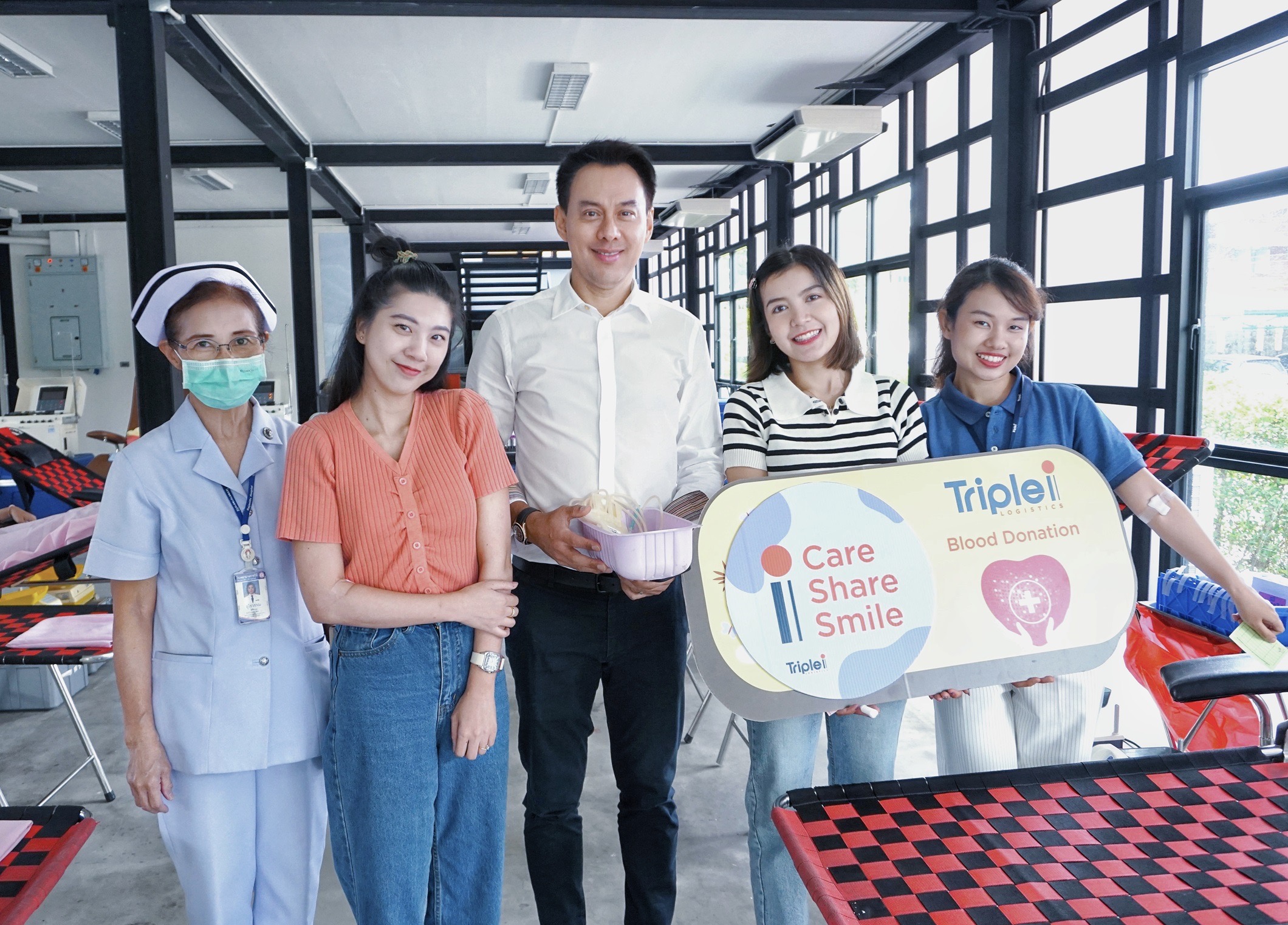 ‘ทริพเพิล ไอ’ ร่วมกับ รพ.ราชวิถี จัดกิจกรรม “ให้เลือด ให้ชีวิต” ครั้งที่ 2/2024