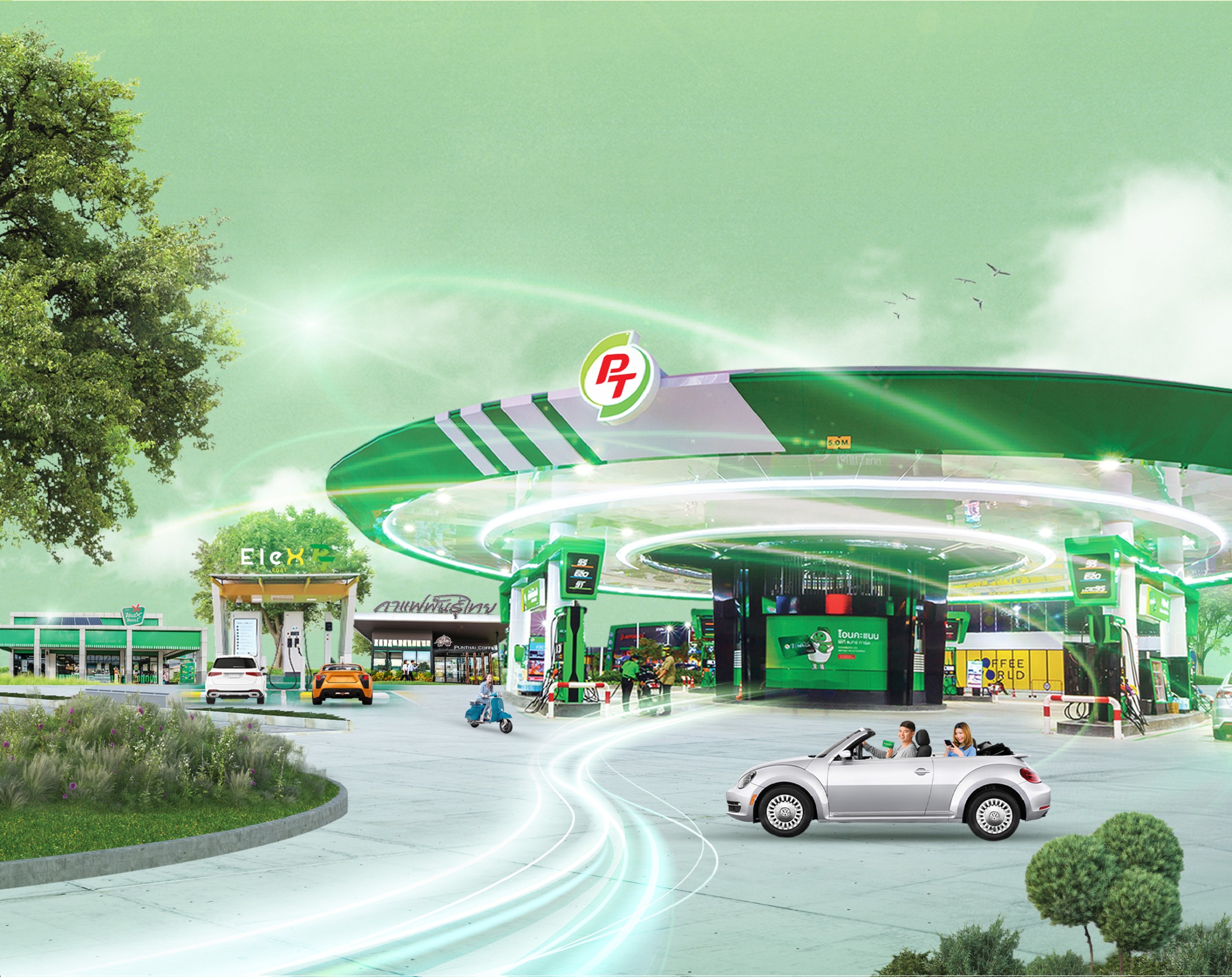 PTG ส่งซิกครึ่งปีหลัง ธุรกิจ Oil - Non-Oil หนุนพอร์ตลูกค้าขยายตัวเต็มเหนี่ยว ปรับเป้ายอดขายน้ำมันปี 67 โต 10-15%