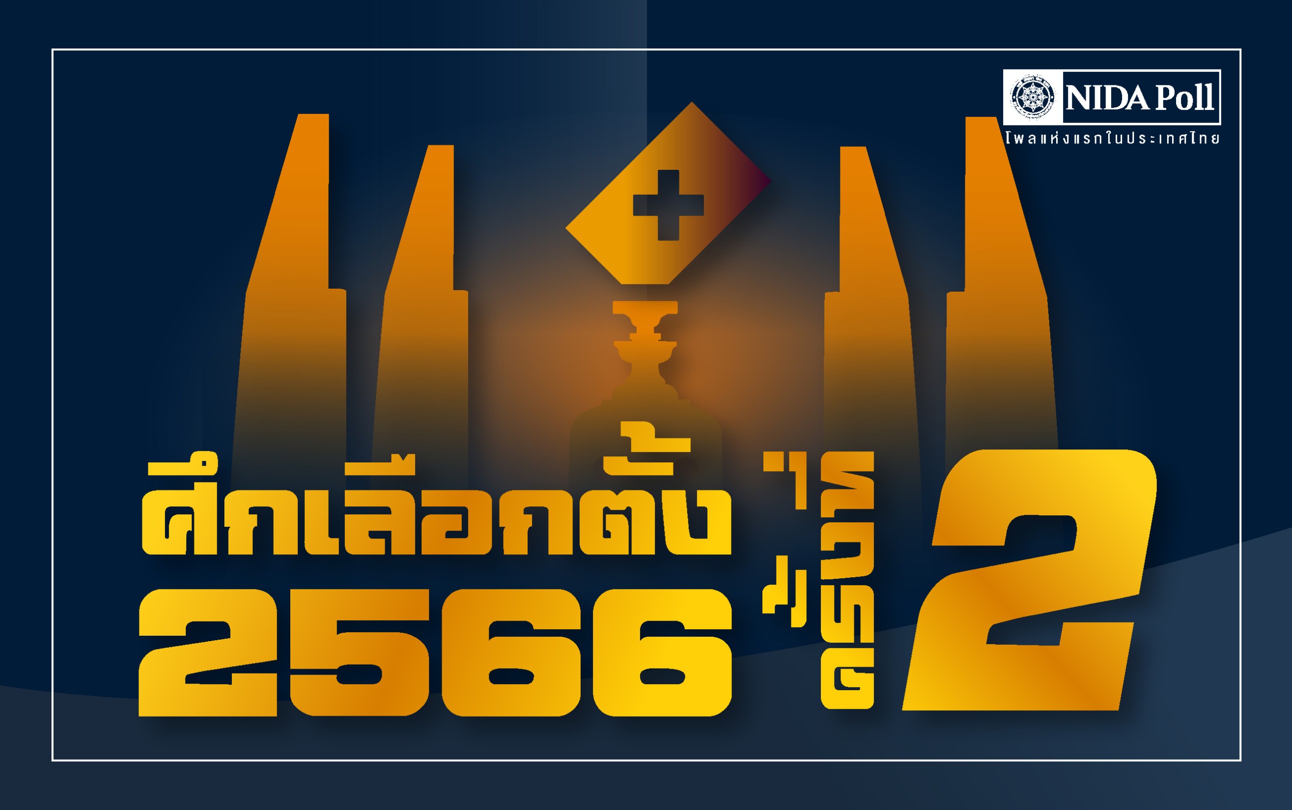 ผลสำรวจนิด้าโพลครั้ง2 "อุ๊งอิ๊ง(เพื่อไทย)​-พิธา(ก้าวไกล)​" ยังนำอันดับ1-2​