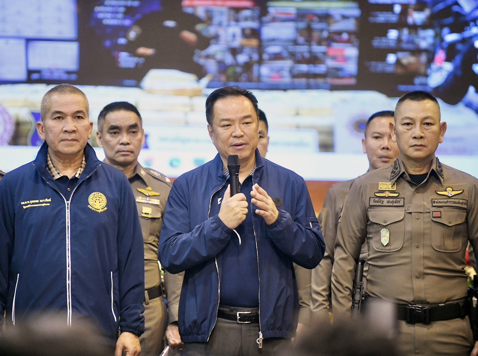 นายกฯ นำแถลงจับยาเสพติด ประกาศเป็นศัตรูกับผู้ค้า-ผู้ผลิต ลั่นด้วยความร่วมมือของรัฐบาลชุดนี้ปราบได้แน่