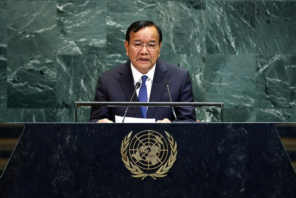 "กัมพูชา" แถลงใน UNGA อ้างไทยคุกคาม ใช้กำลังทหารแทนกลไกที่เคยตกลง บอกเป็นประเทศเล็ก ไม่เป็นภัยต่ออธิปไตยประเทศใด 