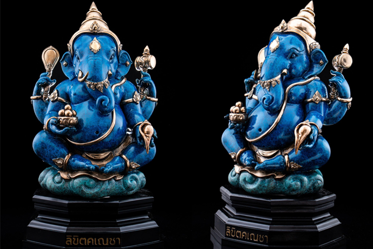 รุ่นแรกในไทย “ยิ่งมูยิ่งรวย” เปิดตัวพระพิฆเนศ องค์ปฐมฤกษ์ “ลิขิตคเณชา” รุ่น นะหน้าทอง 