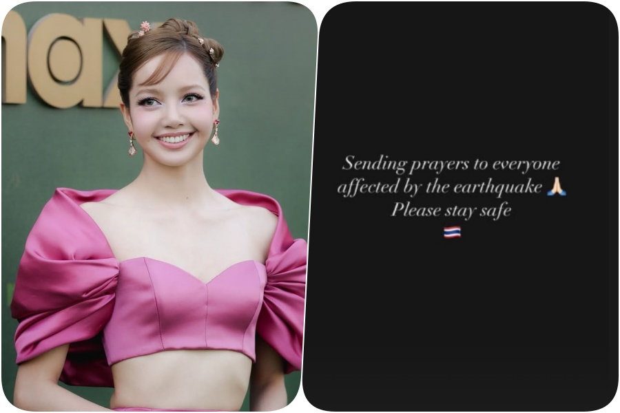 "ลิซ่า" ส่งกำลังใจให้ทุกคนที่ประสบภัย "ขอให้ปลอดภัย" หลังเหตุการณ์แผ่นดินไหวเมียนมาเขย่าถึงไทย