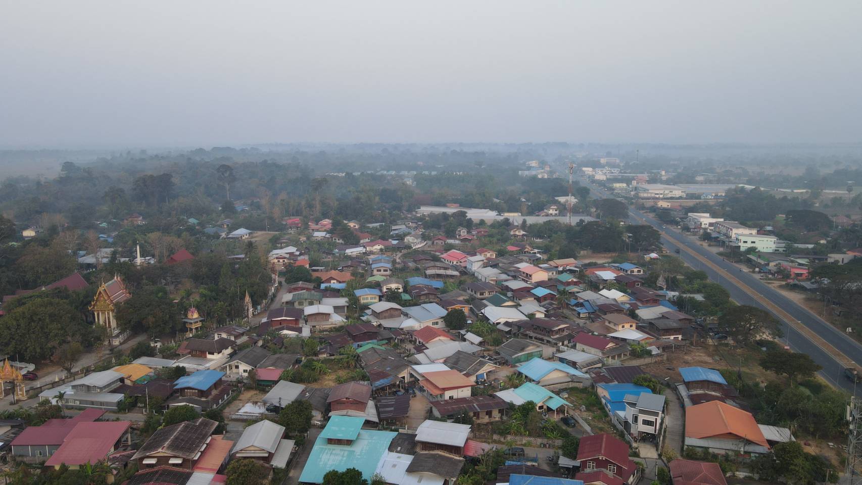 "ยโสธร"สถานการณ์ฝุ่น PM2.5 ลดลงแต่พบจุดความร้อน 3 แห่งพร้อมขอความร่วมมือปชช.งดเผา